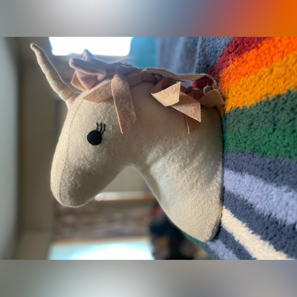 Pillowfort Unicorn Plush Wall Decor